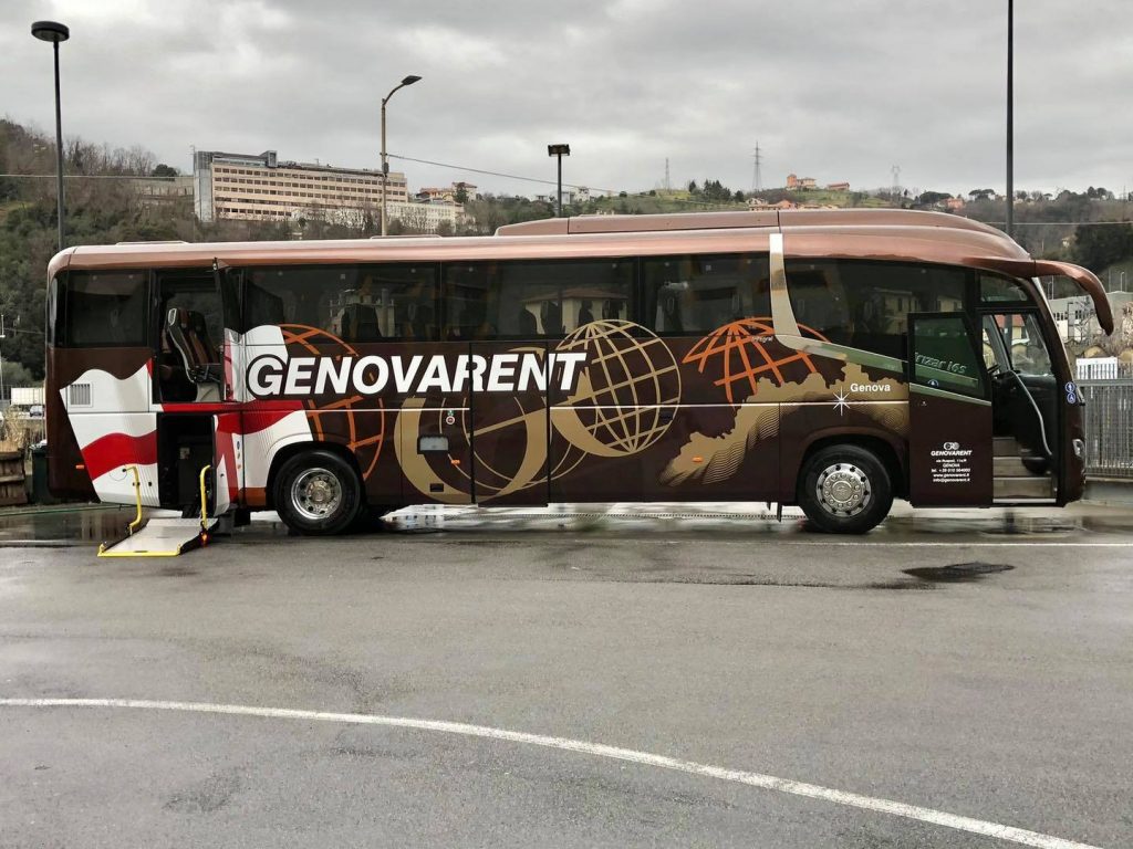 Noleggio Pullman Con Pedana Per Disabili Genova Genovarent